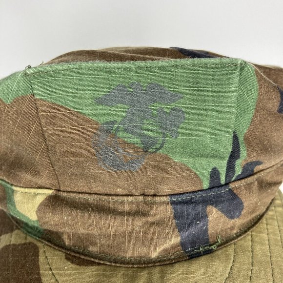 Army Utility Cap Ty[e I with Insignia Military Camo Camouflage Small - Picture 2 of 9